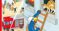 Globi bei der Feuerwehr