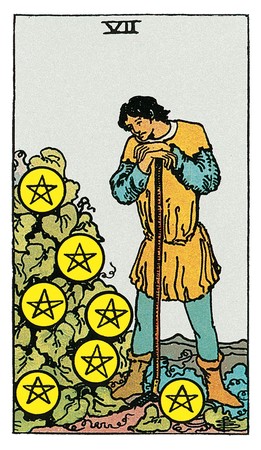 Sieben der Münzen (Kuchenverkauf)